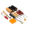 13pcs Wood Handle Leather Craft Tools Kit Leather Hand Sewing Tool Punch Cutter DIY Set