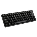 Geek GK64 64 Key Gateron Switch Hot Swappable CIY Switch RGB Backlit Mechanical Gaming Keyboard