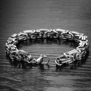 Fashion Titanium Steel Irregular Geometric Cuff Bracelets Ethnic Bracelet Jewelry for Men