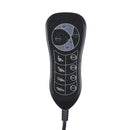 DC 12V Car Household Heated Full Body Massage Seat Cushion Back Lumbar Pain Relief Vibration Massager AC 110V-240V