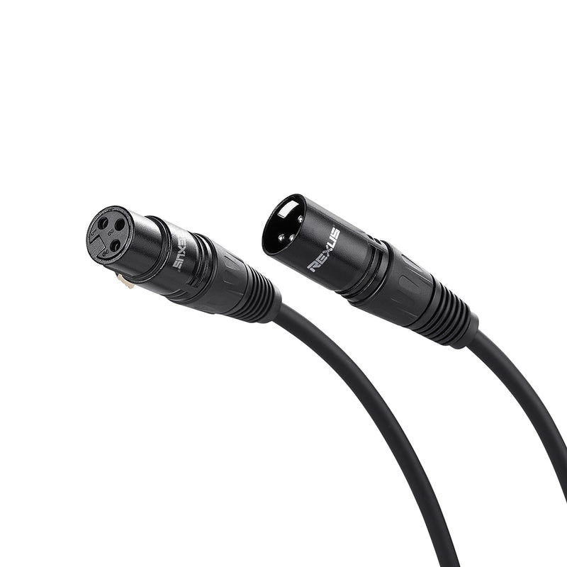 REXLIS 1.8/ 3M XLR 3-Pin Male to XLR 3-Pin Female Microphone Audio Cable