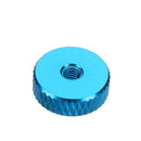 Suleve M3AN11 10Pcs M3 Manual Knurled Thumb Screw Nut Spacer Flat Washer Aluminum Alloy Multicolor
