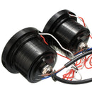 2PCS 3 Inch Projector LED Fog Lights Angel Eyes with Blue/White Halo Ring DRL Lamp 12V for Car Motorcycle