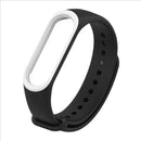 Dual Colorful TPU Watch Band Watch Strap Replacement for Xiaomi Miband 4