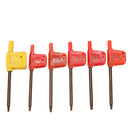 6Pcs 10mm Shank Lathe Indexable Boring Bar Turning Tool Holder Set