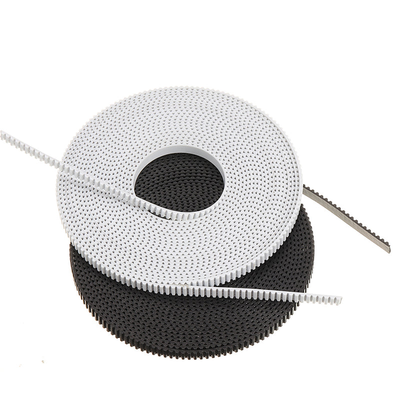 5M Black/White PU Timing Belt T2.5-10MM Transmission Synchronous Belts for 3D Printer