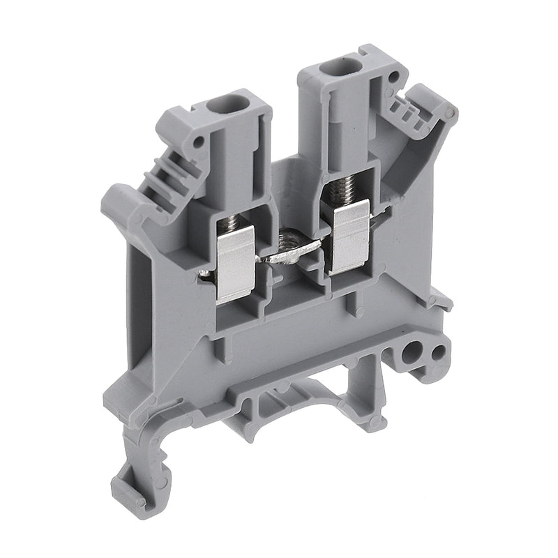 50Pcs UK2.5B/UK3N/UK5N Guide Rail Terminal Block 0.2-2.5m 32A 800V Connector Terminal