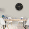 Loskii CC010 Creative Marble Pattern Wall Clock Mute Wall Clock Quartz Wall Clock For Home Office Decorations