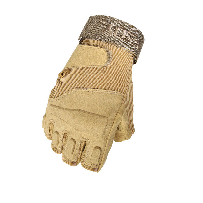 ESDY  Men Half Finger Army Military Tactical Lifting Soft Gloves Outdoor Sports Gym