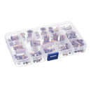 Suleve MXZN8 93Pcs Mixed Steel Rivet Nut Rivnuts Blindnuts Nutserts M3-M10 Nut Insert Rivet Assortment Kits