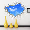 Miico 3D Creative PVC Wall Stickers Home Decor Mural Art Removable Sky Landscape Decor Sticker