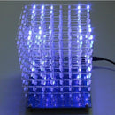 Geekcreit 8x8x8 LED Cube 3D Light Square Blue LED Flash Electronic DIY Kit