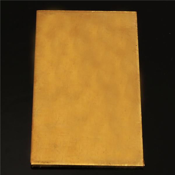 3mmx60mmx100mm Brass Sheet Plate Industry DIY Experiment Sheet