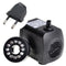 800L/H 210 GPH Submersible Water Pump For Aquarium Fish Tank Pond Fountain With 12 LED Lights