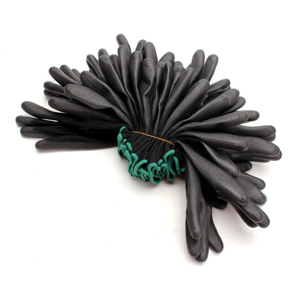 12Pairs XINGYU PU518 13Gauge Nylon Nitrile Anti-static Palm Coated Work Safety Gloves Large Size