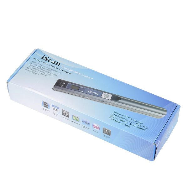 900DPI iScan Wireless HD Portable Hand Held Mini Scanner Great Helper