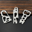 Sanrenmu SK014D Multi Tools Kit Nail Puller Wrench Opener Keychain