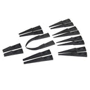 Vetus ESD 259 Handle Stainless Tweezers with 8pcs Exchengeable Tips