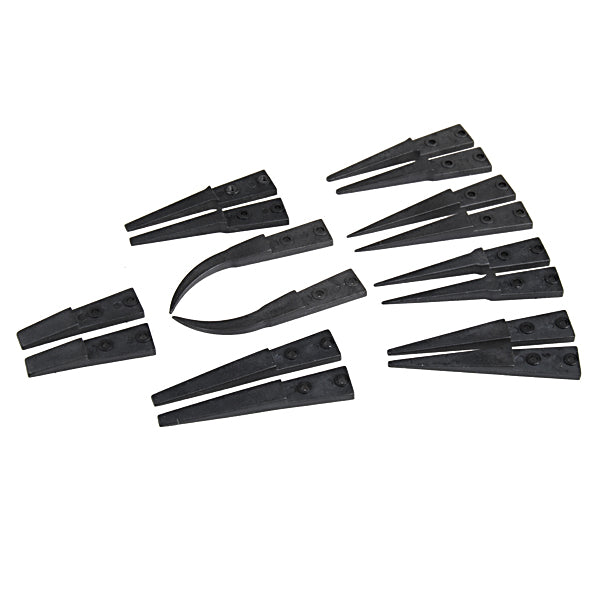 Vetus ESD 259 Handle Stainless Tweezers with 8pcs Exchengeable Tips