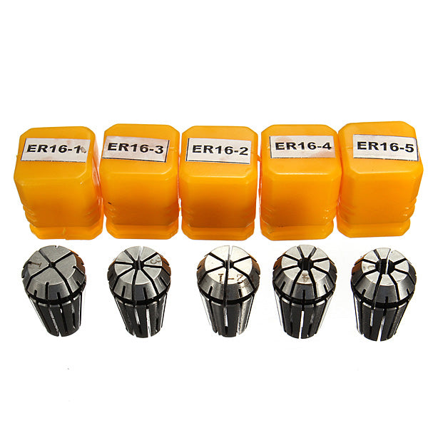 ER16 10Pcs Spring Collet Set For CNC Milling Lathe Tool