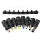 10pcs Universal AC DC Power Tips for Power Adapter Charge Tester