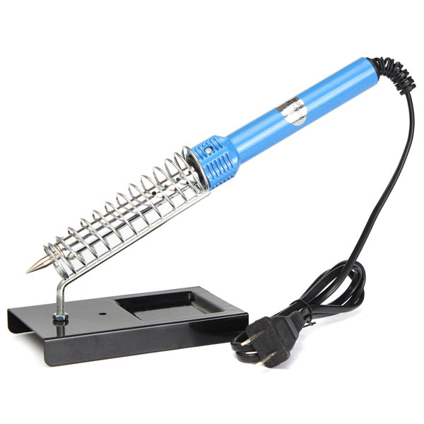 9Pcs 220V 60W Electric Iron Suit Electrical Welding Repair Soldering Tool Home Rosin Tweezers