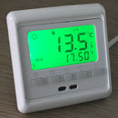 LCD Button Programmable Underfloor Heating Room Thermostat Floor Heating Control 0-35C