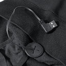 Women USB Electric Heated Warm Pants Winter Warmer Heating Base Trousers Elastic