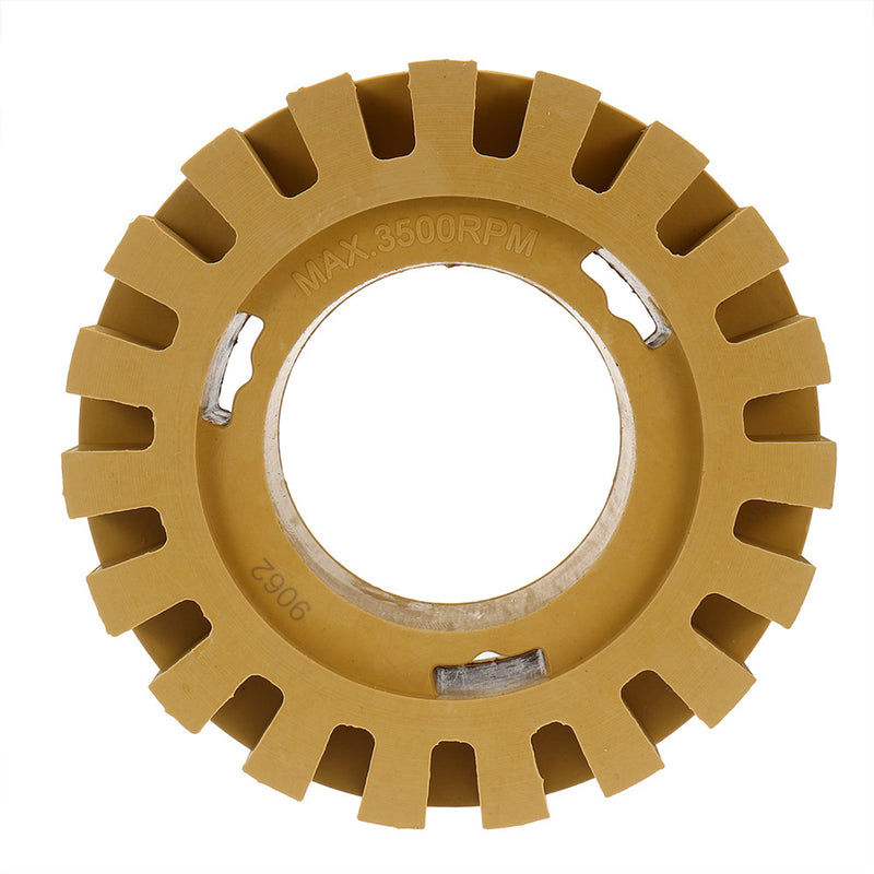 4 Inch 30MM Rubber Eraser Wheel Withstand up to 3500 RPM