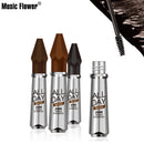 Music Flower 4 Colors Waterproof Non-marking Mascara Eyebrow Gel Quick-drying