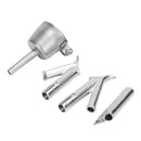 4PCS Speed Welding Nozzles For Vinyl PVC Plastic Hot Air Gun,5mm Weld Tip