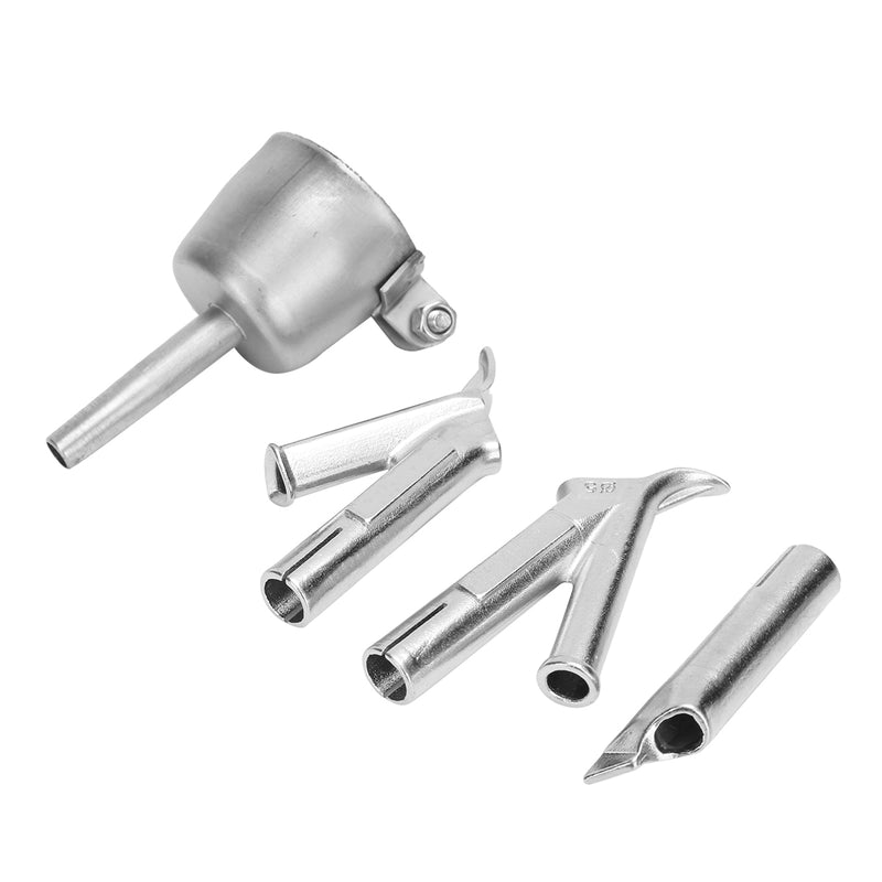 4PCS Speed Welding Nozzles For Vinyl PVC Plastic Hot Air Gun,5mm Weld Tip