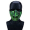 WosporT Tactical Outdoor CS Game Noctilucent Half Face Mask Party Halloween Cosplay Mask
