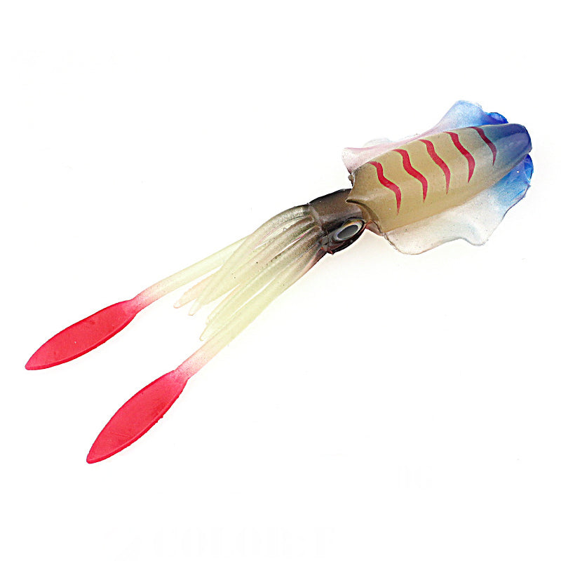 ZANLURE 1PCS 15CM 20G Soft Squid Luminous Fishing Lure Popper Topwater Swim Crankbait Artificial Hard Bait