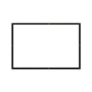 JMGO 100 Inch Simple Curtain White Plastic 16:9 Projector Screen Portable Ready-To-Use
