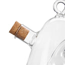 Oil Vinegar Pourer Storage Bottles Condiment Cruet Dispenser Glass Bottle