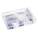 Suleve 125Pcs High Precision Hex Socket Head Cap Screw Bolts and Barrel Nuts Furniture Connecting Screws Accessories Assortment Kit