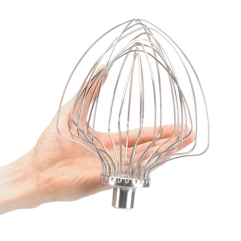 11 Wire Whip Egg Beater Mixer Whisk Beater Stainless Steel For KitchenAid 5K7EW