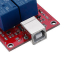 2 Channel 5V HID Driverless USB Relay USB Control Switch Computer Control Switch PC Intelligent Control Relay Module