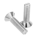 Suleve M3ASH5 10pcs M3 Hex Countersunk Flat Head Screws Alloy Steel Titanium Plated 12.9 Grade