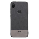 Bakeey Luxury Fabric Splice Soft Silicone Edge Shockproof Protective Case For Xiaomi Mi Play