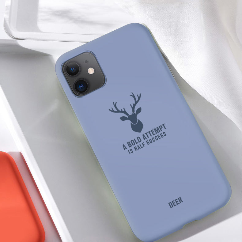 Bakeey Deer Pattern Shockproof Soft Rubber Liquid Silicone Protective Case for iPhone 11 6.1 inch