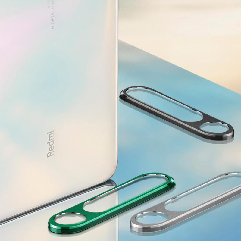 Bakeey Xiaomi Redmi Note 8 Pro Anti-scratch Aluminum Metal Circle Ring+Tempered Glass Rear Phone Lens Protector