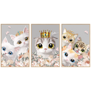 Miico SK9342 Princess Photo Frame Cat Decoration Stickers Wall Sticker Home Decorative Sticker