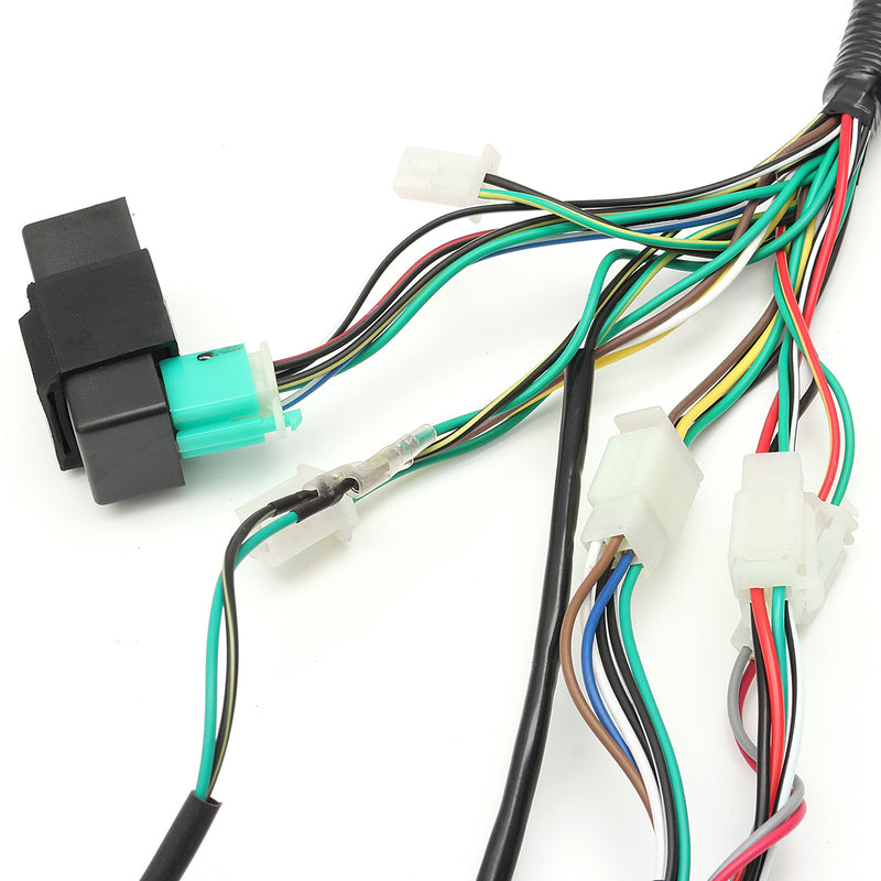 Wiring Harness Loom Solenoid Coil Rectifier CDI 50cc 70cc 110cc 125cc ATV Quad Bike Go Kart