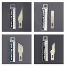 80Pcs 8 Different Stainless Steel Blades Art Hobby Cutter Wood Carving Tools Crafts Sculpting Tool