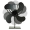 4 Blade Heat Powered Stove Fan Quiet Wood Log Burner Fireplace Eco Fan Heating Distribution No Electricity Or Battery