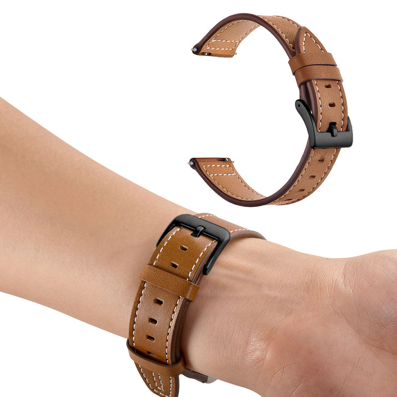 Bakeey Genuine Leather Watch Band Wristband Strap for Xiaomi Amazfit Bip Youth Edition Smart Watch