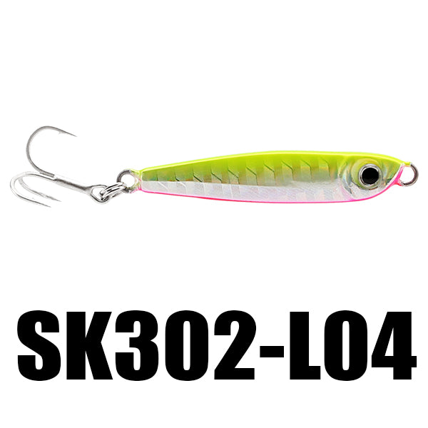 SeaKnight SK302 5pcs/set 8g 50mm Fishing Lure Hard Bait Sinking Spoon With BKK Hooks