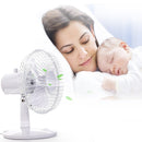 Loskii LF-525 USB Shaking Head Rotation Fan Ultra Quiet Household Appliances Office Desktop Fan